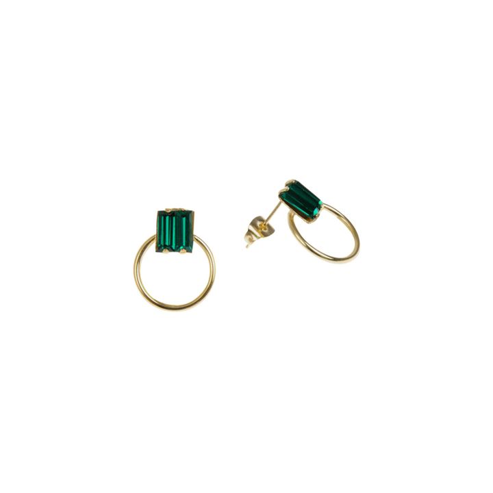 Zazie Small Earrings | Verde- Immagine del prodotto n°0