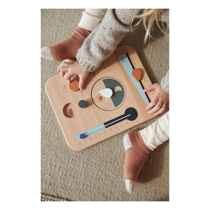 Piet Wooden Weather Station | Green- Product image n°2
