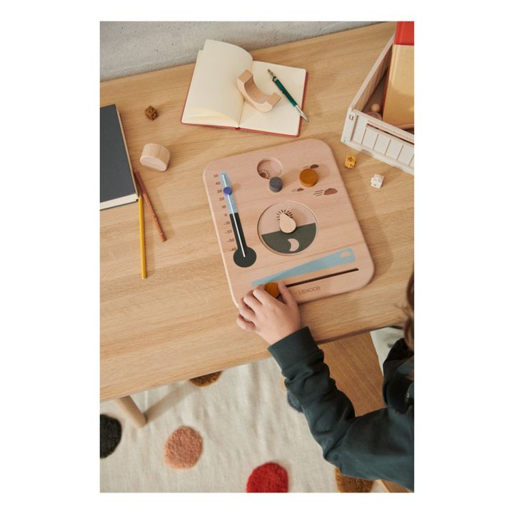 Piet Wooden Weather Station | Green- Product image n°1