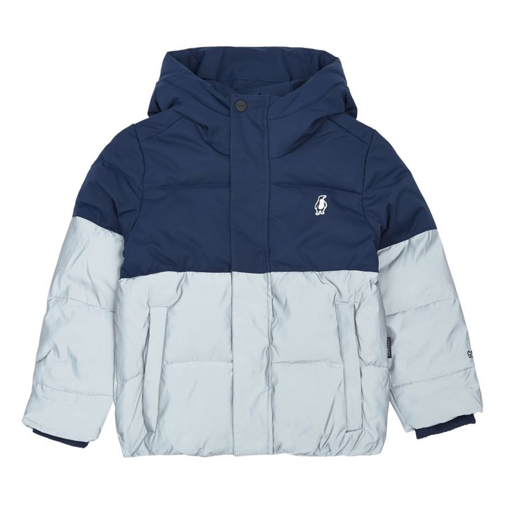 Dragon Eye Reflective Puffer Jacket | Navy blue- Product image n°0