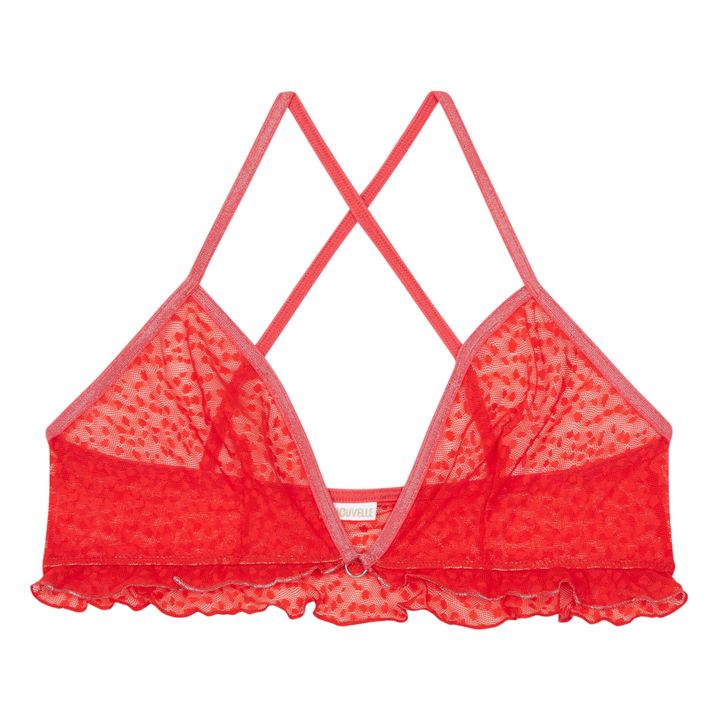 Anna Panther Crop Top | Rosso- Immagine del prodotto n°0
