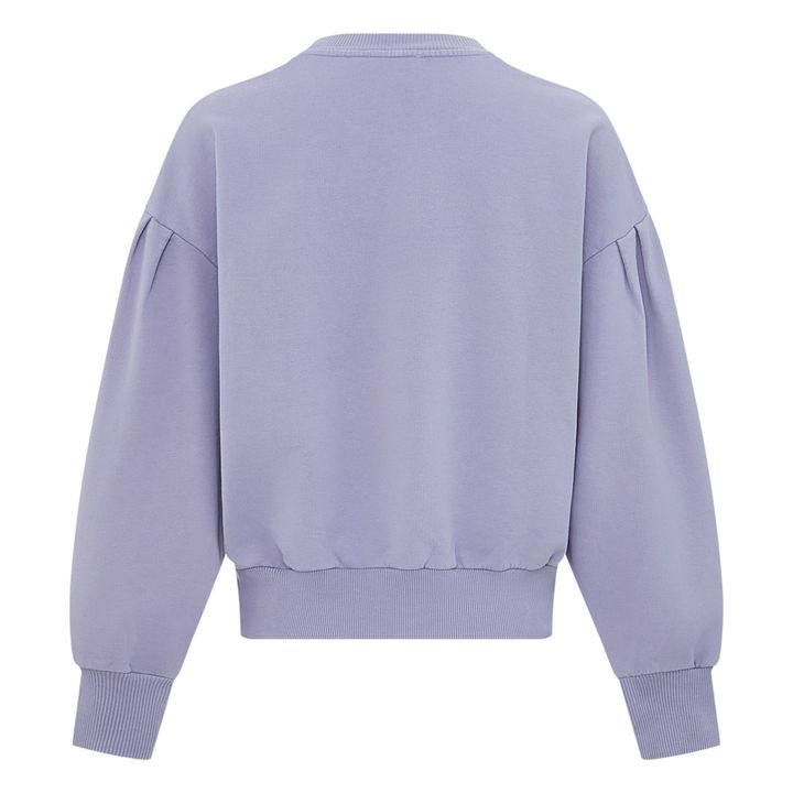 Organic Cotton Fleece Sweatshirt | Ice Blue- Product image n°3