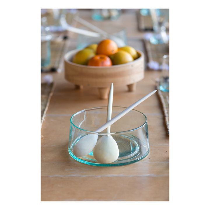 Saladier rond en verre soufflé- Image produit n°1