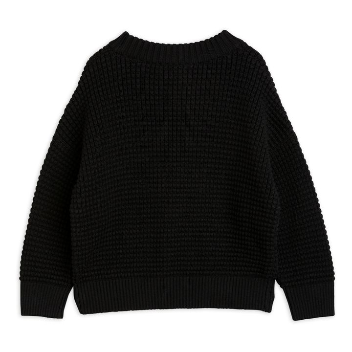 Pull Coton Bio Panda | Noir- Image produit n°3