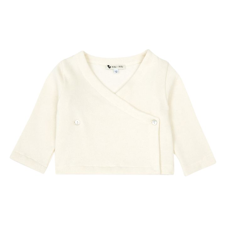 Cache-cœur Molleton Épais Butterly | Ecru- Image produit n°0