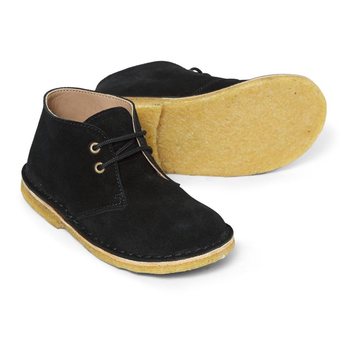 Nubuck Desert Boots | Negro- Imagen del producto n°1
