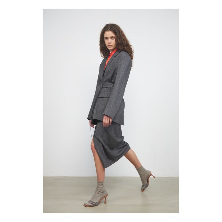 Annasofie Jacket | Gris- Imagen del producto n°5
