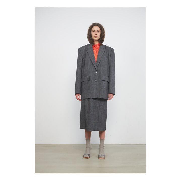 Annasofie Jacket | Gris- Imagen del producto n°7