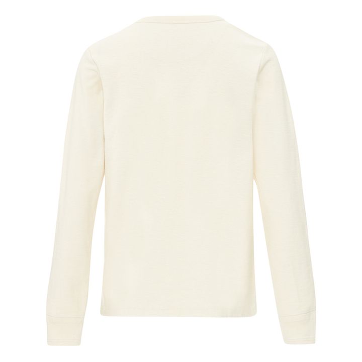 Organic Cotton Club T-shirt | Blanco Roto- Imagen del producto n°3
