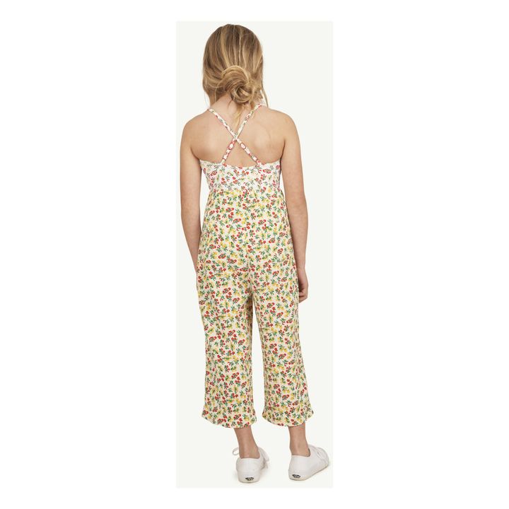 Pantalon à Fleurs | Ecru- Image produit n°2