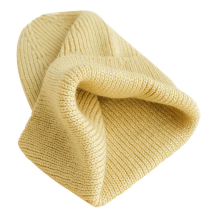 Bonnet en Mérinos Fonzie | Jaune- Image produit n°8