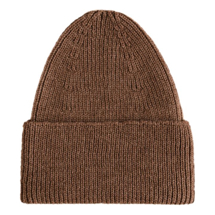 Bonnet en Mérinos Fonzie | Marron- Image produit n°0