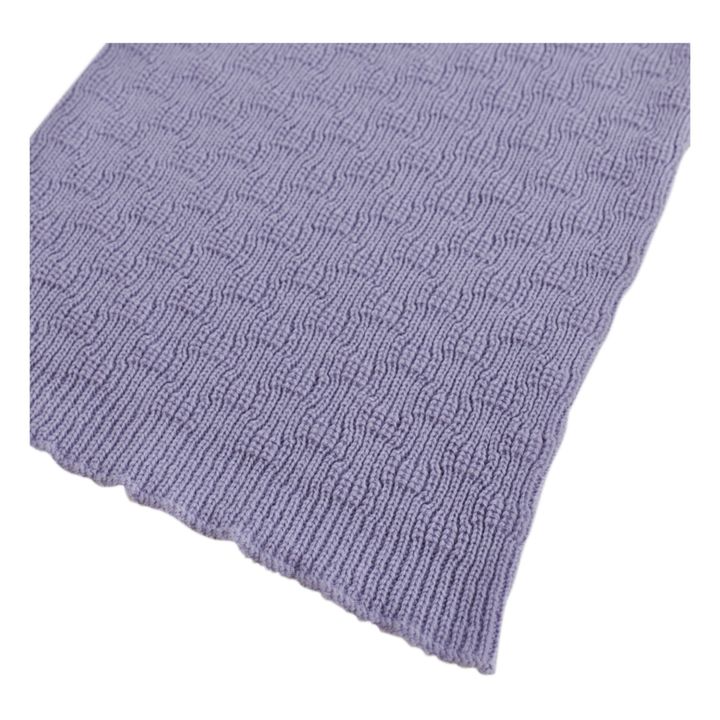 Echarpe tube en Mérinos Gigi | Mauve- Produktbild Nr. 3