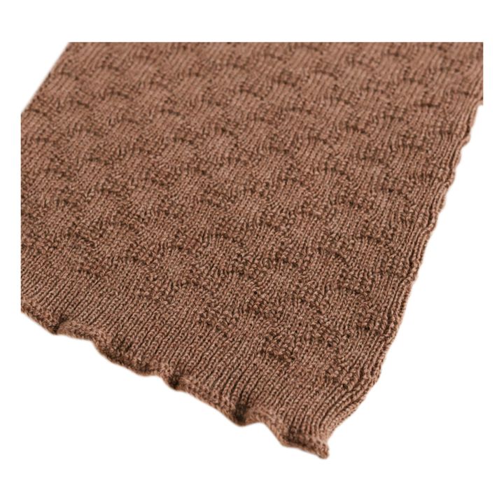 Schlauchschal aus Merino Gigi | Schokoladenbraun- Produktbild Nr. 3