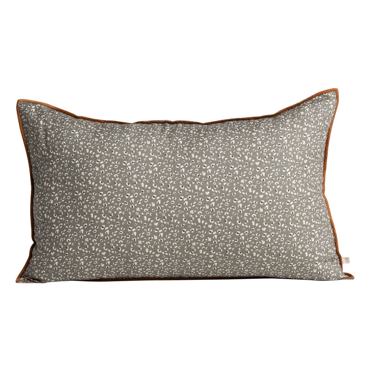 Coussin Caracas Léo | Vert kaki- Image produit n°0