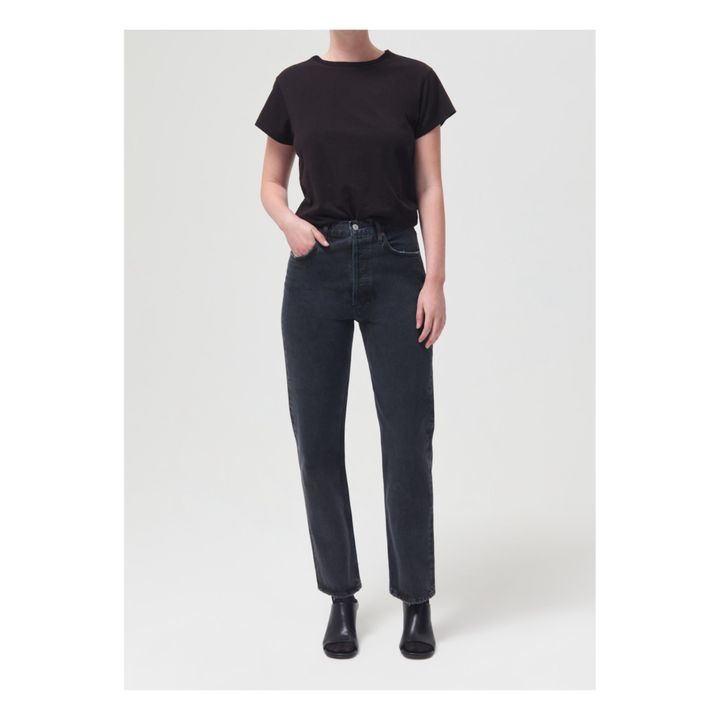 Jean 90's Pinch Waist Coton Bio | Black Tea- Image produit n°2