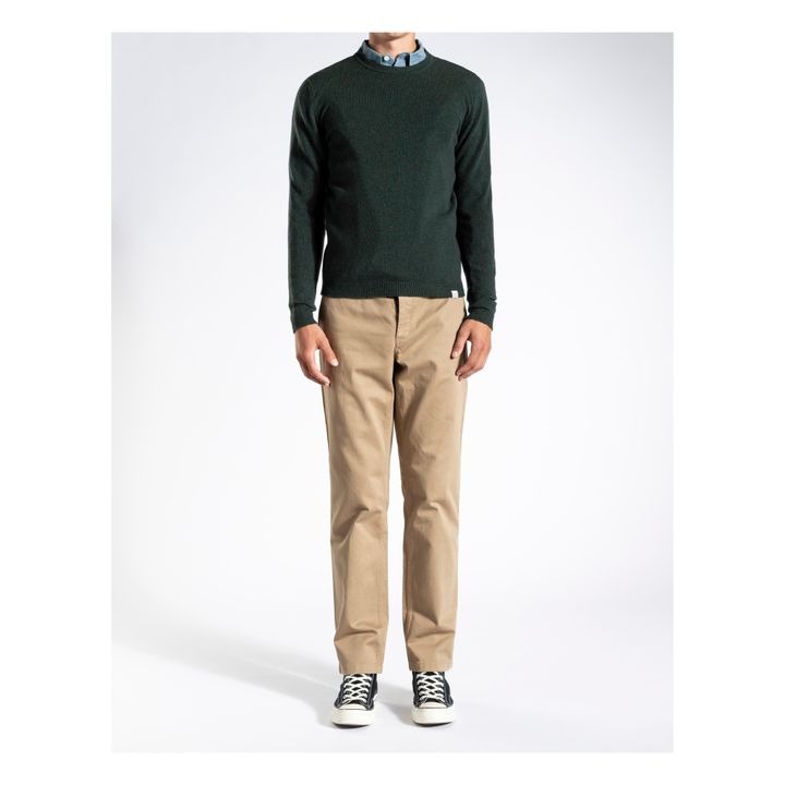 Pull Laine Sigfried Lambswool | Vert foncé- Image produit n°1