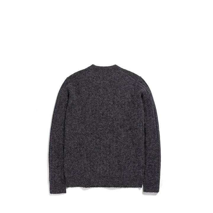 Sigfried Alpaca Wool Sweater | Anthrazit- Produktbild Nr. 2