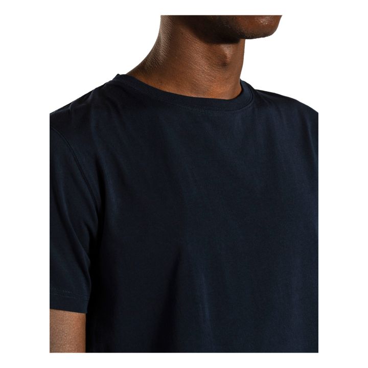 T-Shirt Coton Bio Niels Standard SS | Bleu marine- Image produit n°3