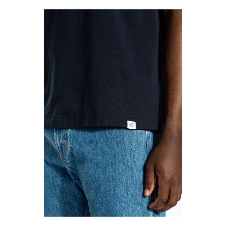 Niels Standard SS Organic Cotton T-Shirt | Navy blue- Product image n°4