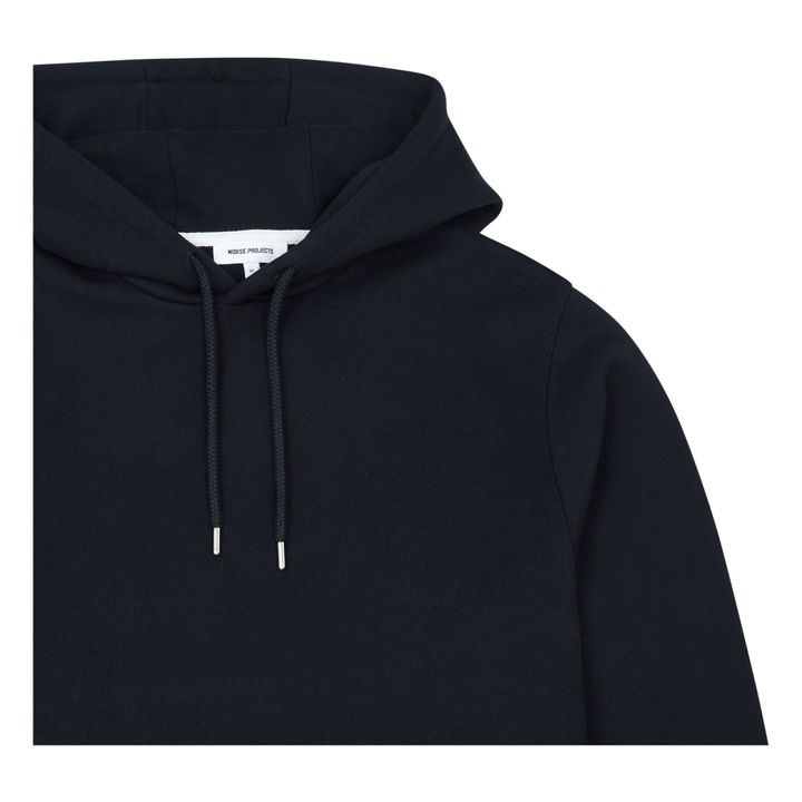 Vagn Classic Organic Cotton Hoodie | Navy blue- Product image n°5