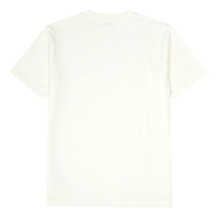 Johannes Heavy Logo SS Organic Cotton T-Shirt | Ecru- Product image n°4