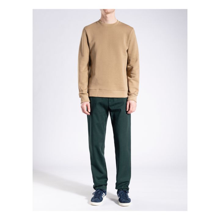 Sweat Coton Bio Vagn Classic | Taupe- Image produit n°1