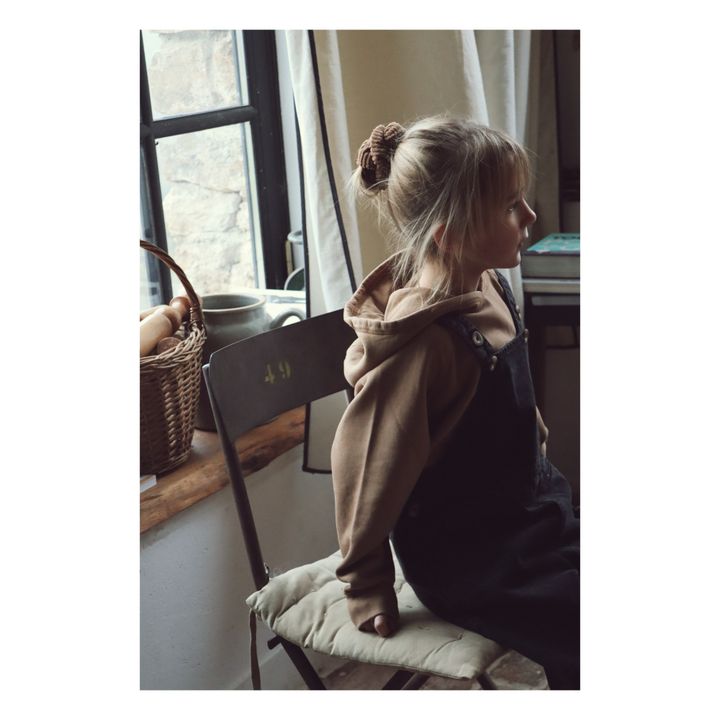 Organic Cotton Lemon Hoodie | Marrón- Imagen del producto n°3