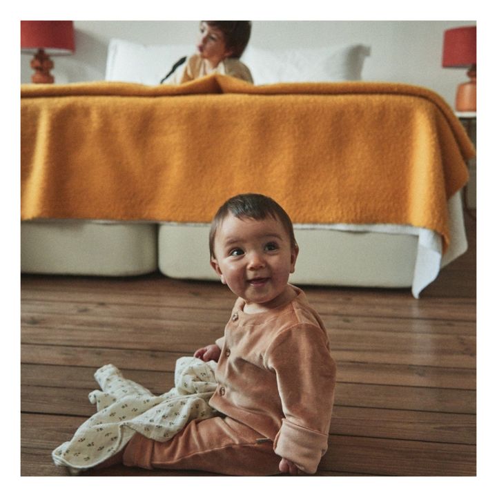 Meleze Organic Cotton Velvet Jumpsuit | Camel- Imagen del producto n°3
