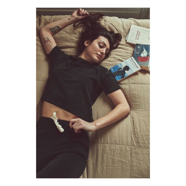Ononis Terry Cloth Joggers - Women’s Collection | Negro- Imagen del producto n°2