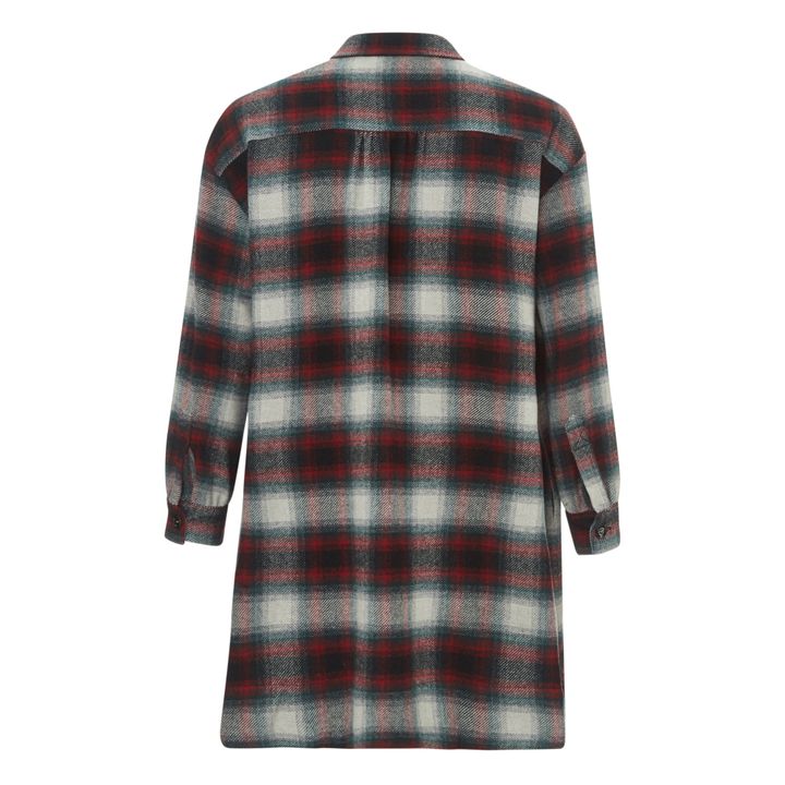 Ugny Portland Checked Woollen Dress | Rojo- Imagen del producto n°4