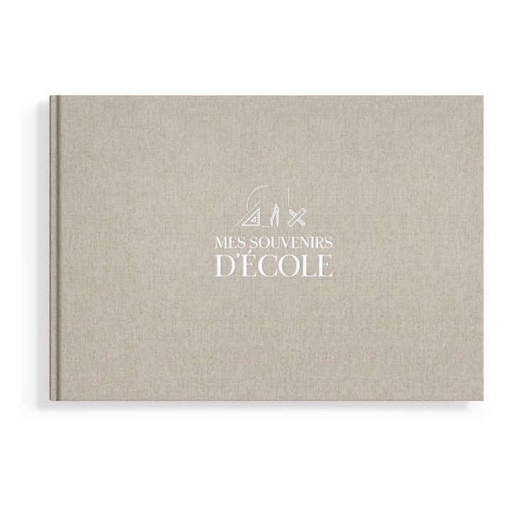Libro Souvenirs d'école | Beige- Imagen del producto n°0