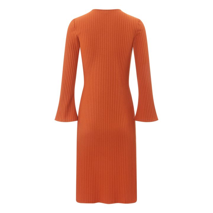 Ribbed Jersey Ring Dress | Terre de soleil- Immagine del prodotto n°6