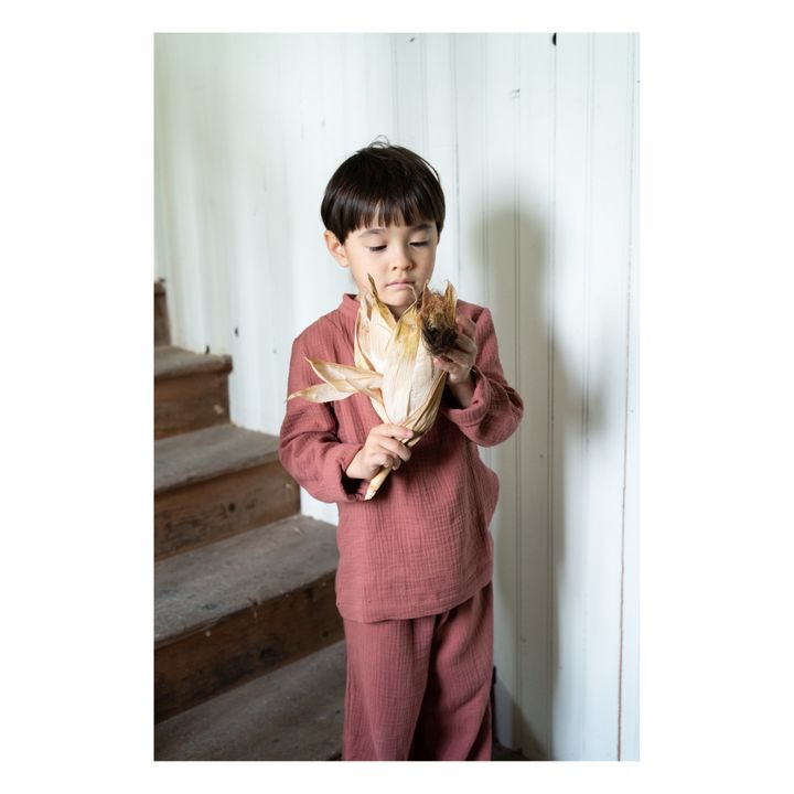 Deli Double Muslin Pyjamas | Pink- Product image n°2