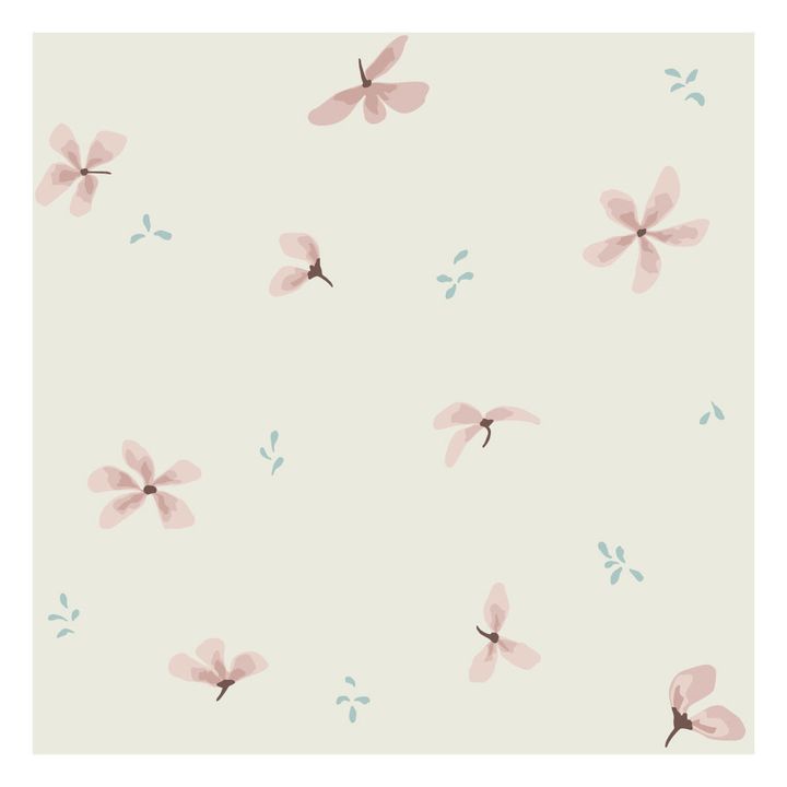 Cale-bébé Windflower en coton bio | Crème- Image produit n°2