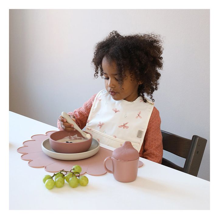 Bol Flower en silicone - Set de 2 | Rose- Image produit n°2