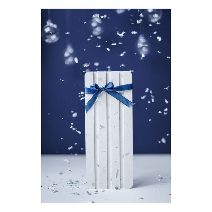 Jabonera larga Perle | Blanco- Imagen del producto n°1