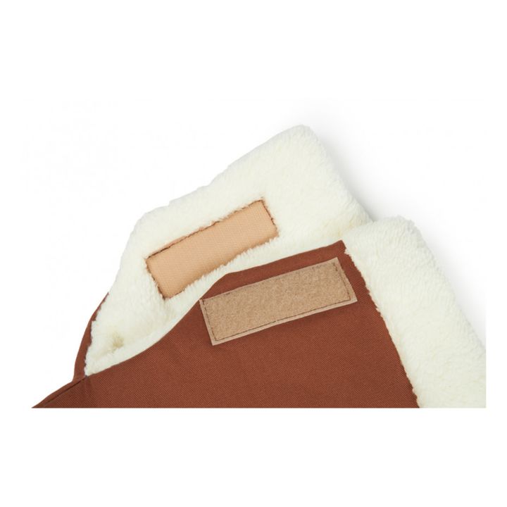 Fäustlinge für Kinderwagen aus Bio-Baumwolle | Terracotta- Produktbild Nr. 3