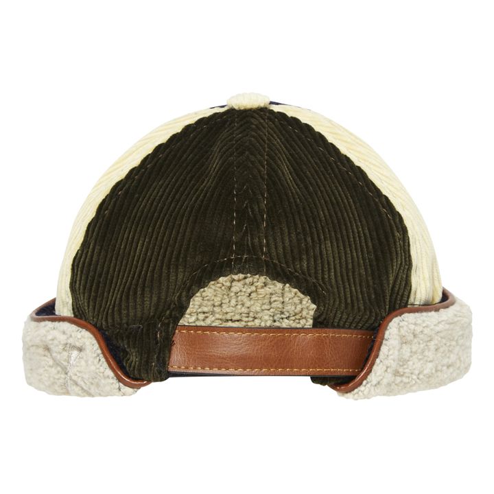 Bonnet Docker Miki Patchwork Fleece | Khaki- Product image n°2