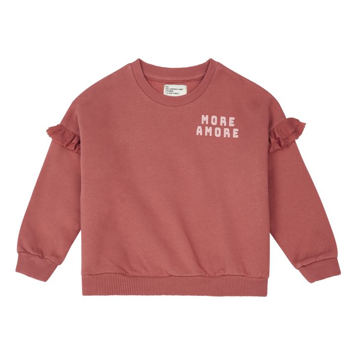 Frill Shoulder Sweatshirt | Pink- Product image n°0