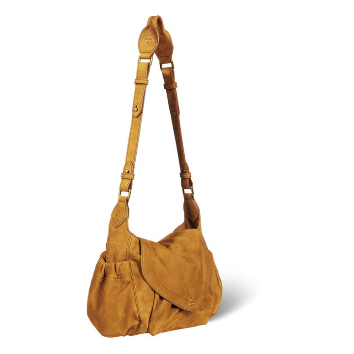 Sac Helmut M Chèvre Croco | Miel- Image produit n°4