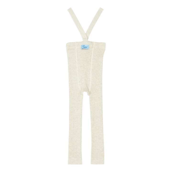 Strumpfhose mit Trägern aus Bio-Baumwolle ohne Füsse | Seidenfarben- Produktbild Nr. 4
