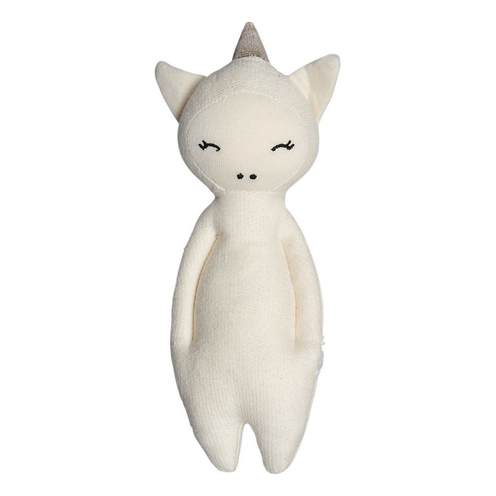 Sonajero de algodón biológico Unicornio- Imagen del producto n°0