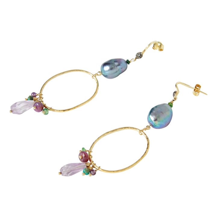 Ama Earrings | Dorado- Imagen del producto n°3