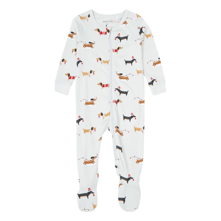 Dogs One-Piece Pyjama | Grey- Product image n°0