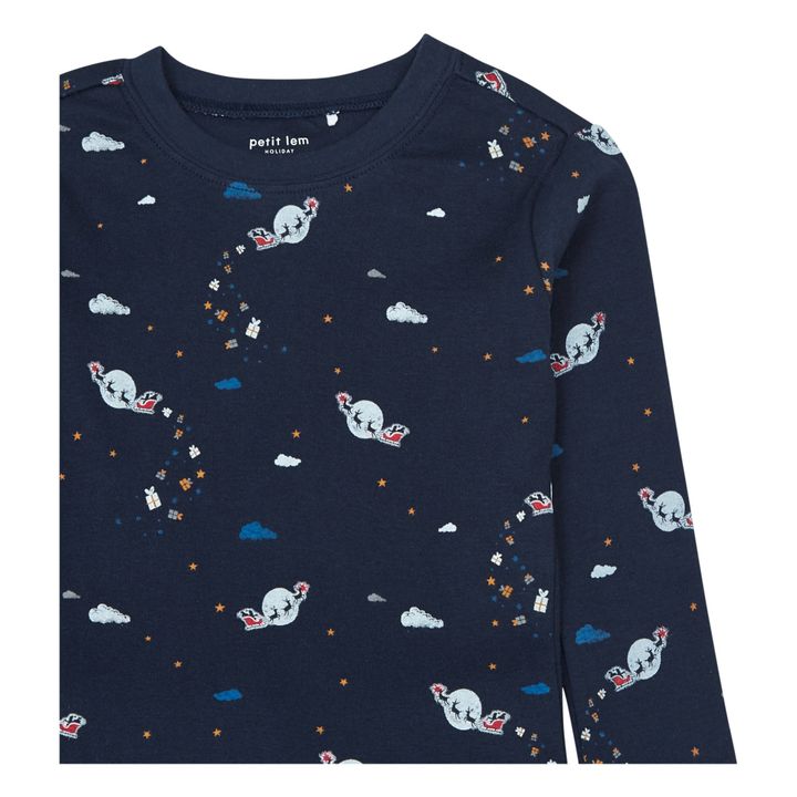 Pyjama de Noël 2 Pièces Phosphorescent | Navy- Produktbild Nr. 1