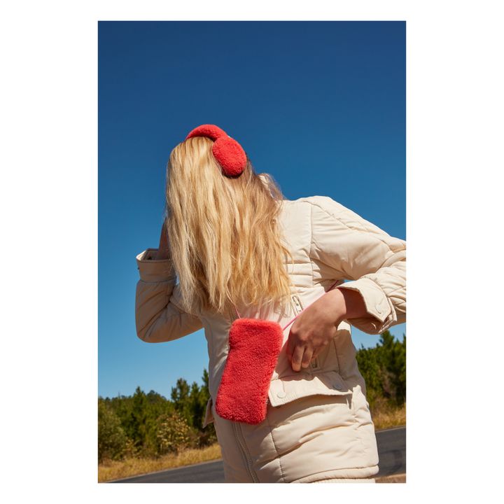 Merino Wool Shearling Phone Case - Adult Collection | Rosa- Produktbild Nr. 2
