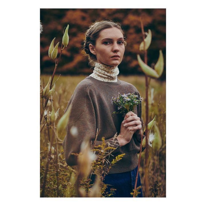 Pull Mérinos Piper - Collection Femme | Beige- Product image n°1