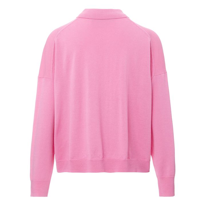 Vitta Button-Up Polo Shirt | Rosa- Imagen del producto n°3
