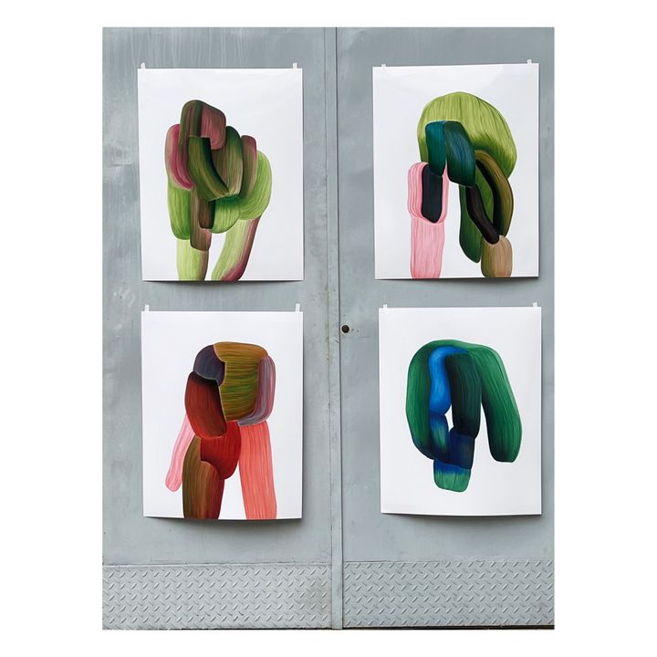 Drawing 20 Ronan Bouroullec | Vert pâle- Image produit n°1